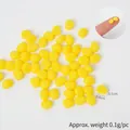 Miniature artificial corn kernels for DIY crafts showing size and weight details - Miniature Corn Kernels (500g)