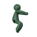Green plastic plant propagation buddy figurine in a sitting pose with a matte finish - 1pc-Dark Green