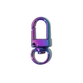 Vibrant purple and blue gradient alloy lobster clasp with a colorful metallic finish - UV Royal Blue