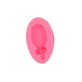 Pink silicone mold with balloon and bow shape for fondant, chocolate and clay crafts - Style 4-Bowknot Ice Pop / Pink