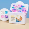 5-in-1 multi-colored laundry detergent pods in a white box for deep stain removal - 5-In-1 Gardenia Scent (50 Pods/Box)