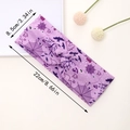 Purple Halloween headband with spider web pattern and 8.66-inch dimensions - Purple Bat Ghost