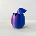 Degradado azul púrpura / 5.2*5.2*6.8cm