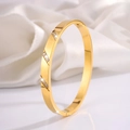 【40】gold Diagonal Striped Diamond Set