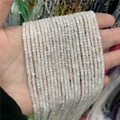 Strand of 2-3mm white square translucent natural crystal beads for DIY jewelry making - 04-White Moonstone (Natural)