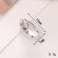 Colgante de cristal marquesa para accesorios de calzado DIY 15mm x 7mm 0,7g - C456-Gema Navette de 7*15
