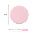 Pink sakura flower silicone coaster heat resistant drink mat for dining table 11cm - Coaster / Diameter 11cm / Pink