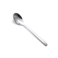 Cucchiaio ovale minimalista in acciaio inossidabile argento con finitura lucida - Cucchiaino da Tè Argento