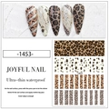 Self-adhesive leopard print nail stickers with ultra-thin waterproof 3D animal patterns - Deep/Light Leopard (1453)