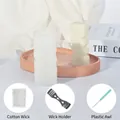 Kit DIY para velas con molde de silicona ondulado, mecha de algodón y soporte - Molde para Velas Camino Sinuoso - Juego de Herramientas 2