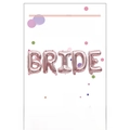 16-inch rose gold BRIDE letter foil balloon set for wedding party decorations - BRIDE / Rose Gold
