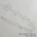 Acrylic snowflake garland ornament for Christmas tree decor, 86cm long and 11cm wide - Snowflake String Style C