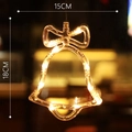 Glockenförmige LED Weihnachtsbeleuchtung mit warmem Licht, 15cm breit und 18cm hoch - Glocke