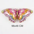 New Large Pink Foil Butterfly (98x46cm)