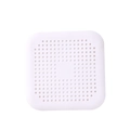Copertura scarico quadrata bianca in silicone con filtro per capelli per il bagno - Nuovo Quadrato Bianco 15*15CM
