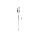 Mini cucchiaino in acciaio inox 304 per caffè, dimensioni 1,4x10,5cm e peso di 10g - 10cm-Cucchiaio Argento