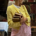 Cárdigan de punto amarillo para mujer con botones y manga larga, estilo informal - S / Amarillo