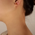 Elegant gold titanium steel earrings with a minimalist three-bead vertical design - Straight Three-Bead / Gold Three-Bead