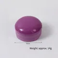 Squishy slow rebound PU purple toast bread toy 6cm round simulation food model - Small Round Purple Bread