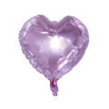 Glossy purple heart-shaped foil balloon for wedding and Valentine's Day party decor - Jelly Purple