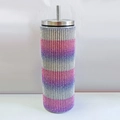 570ml (20oz) Red Purple White Gradient