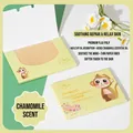 100 hojas de papel absorbente de grasa facial con aroma a manzanilla y pulpa de lino - Fragancia de Manzanilla (Patrón de Mono)