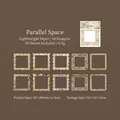 Set di 10 fogli decorativi vintage con bordi in pizzo traforato per scrapbooking - Universo Parallelo