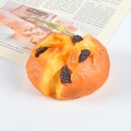 Artificial golden mini bread model with purple berry topping for bakery decoration - Mulberry
