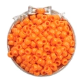 100 Pièces/Paquet (9x6mm) / Couleur solide Jaune orangé