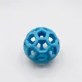 Small blue hollow TPR rubber pet ball toy with 7cm diameter for dogs and cats - Small Blue Hollow Ball