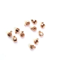 DIY sieraden onderdelen 14k roségoud vergulde sluitingen en kralen voor kettingen - 3.2mm / Roségoud
