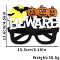 Halloween beware pumpkin bat light up glasses for kids costume parties and photos - Glow Moon Bat Pumpkin