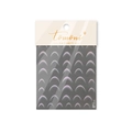 Tomoni French Style Nagelaufkleber mit lila Farbverlauf Halbmond-Design, Modell to 4767 - TO-4767 Französisch Geräuchertes Farbverlauf-Rouge