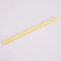 Reusable yellow Tritan plastic straw with 1cm wide opening for candy colored water cups - 1*20cm / Yellow