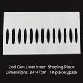 2nd Gen Lining Shaping Sheet for flower boxes, 84x47cm white plastic material, 10 sheets pack - 84x47cm 10sheets/pack