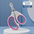 Ergonomische Krallenschere in Rosa und Weiß mit Edelstahlklinge und rutschfestem Griff - Reguläre Passform / Weiß + Rosa