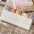 25-color dual-tip highlighter set with pastel vintage tones for journaling and notes - Full Set (25 Colors)