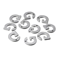 Silver stainless steel letter G charms with holes for DIY jewelry making accessories - Letter G