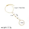 Equidistant Three Round Zirconia Inlay Style (TB5079)