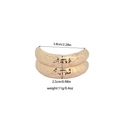 Golden irregular hammered alloy ponytail cuff hair tie with a vintage minimalist design - C-Shape Hammered