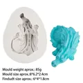 DIY Easter dragon egg silicone mold for fondant and chocolate decoration craft 15-705 - Style 3-Flying Dragon (15-705) / Gray