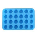 Stampo in silicone blu per 24 muffin rotondi con forma rettangolare da cucina - Blu