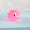 Miniatur Delfin Figur in Rosa mit Leuchteffekt für Auto oder Schreibtisch Deko - Rosa