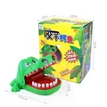 Classic green biting finger crocodile toy 15.5cm size for kids with retail packaging - Large Crocodile (Color Box)