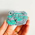 3D resin fridge magnet featuring Turkey Pamukkale landscape with turquoise water pools - (56) Pamukkale Turkey