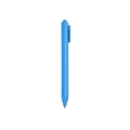 Minimalist macaron blue retractable gel pen with smooth plastic barrel for students - Light Blue