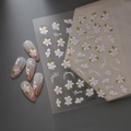 Stickers à ongles fleurs de cerisier effet gel avec gaufrage 3D et design Flower Co-280 - Style de Soulagement de Fleur de Cerisier (CO-280)