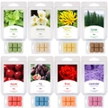 Detailed 8-pack set of assorted scented soy wax melts in a transparent 3oz blister pack - Wax Melts-Set D (8 Pack)