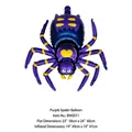 Purple spider foil balloon for Halloween party decoration with 49x47cm inflated size - GF Purple Spider