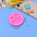 Esdoornblad siliconen mal voor fondant en chocolade met duidelijke maatvermeldingen - Rond Esdoornblad Model (2)